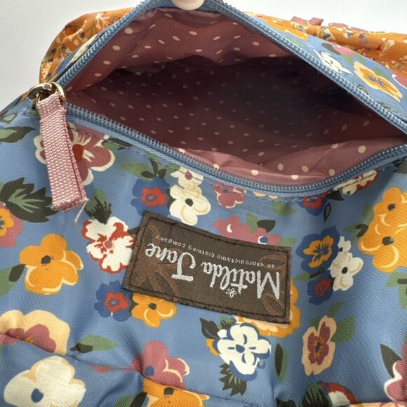 Matilda Jane Backpack & Pencil Case SET Scholarly Me Gingham Floral School Bag - Picture 10 of 16